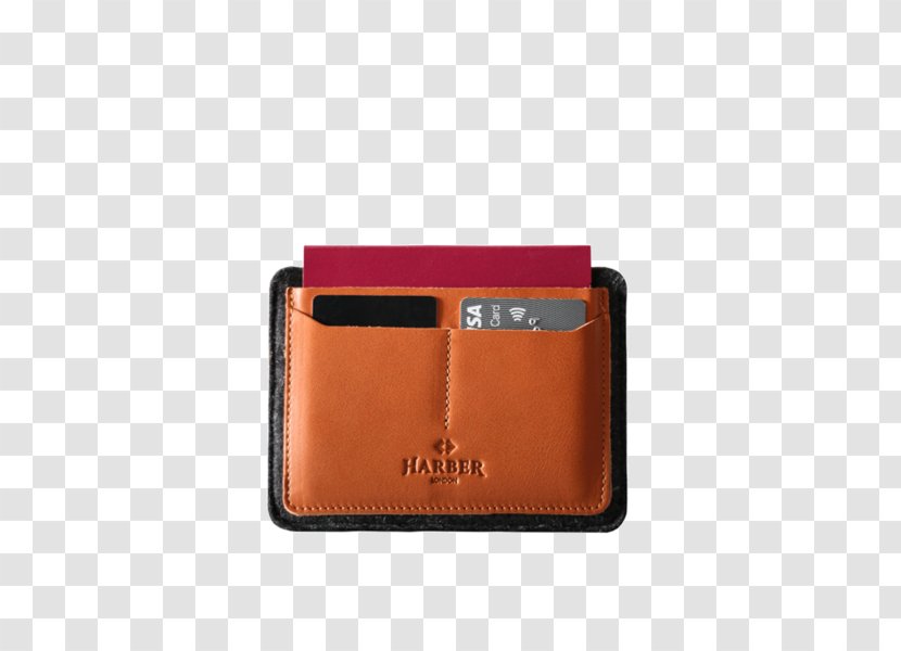 Wallet Bulky Pockets Leather - Orange - Passport And Luggage Material Transparent PNG