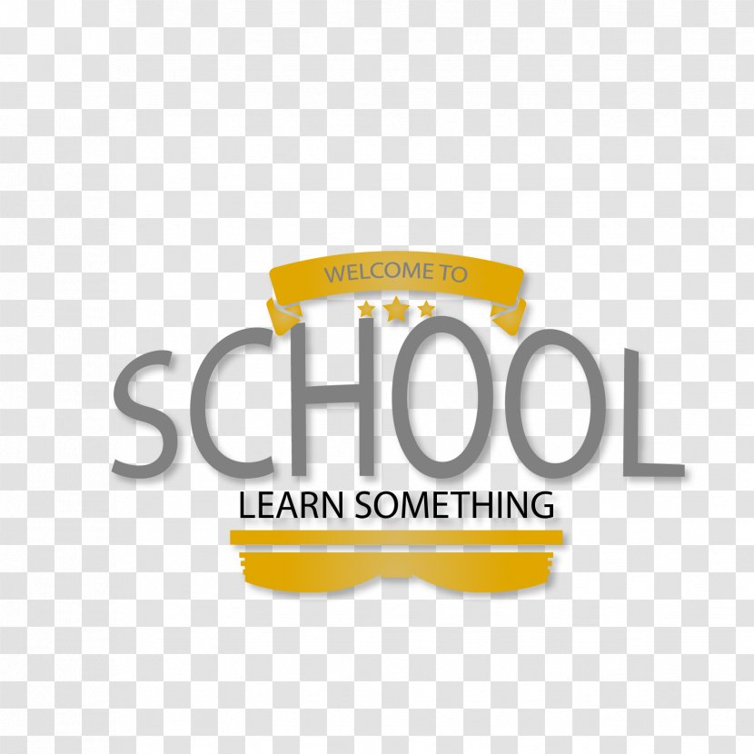 School Art Drawing - Logo - Welcome Back To WordArt Transparent PNG