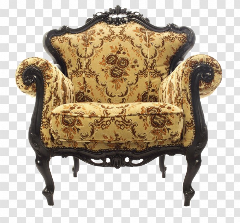 Chair Couch Antique Upholstery Decorative Arts - Classical Pattern Sofa Transparent PNG