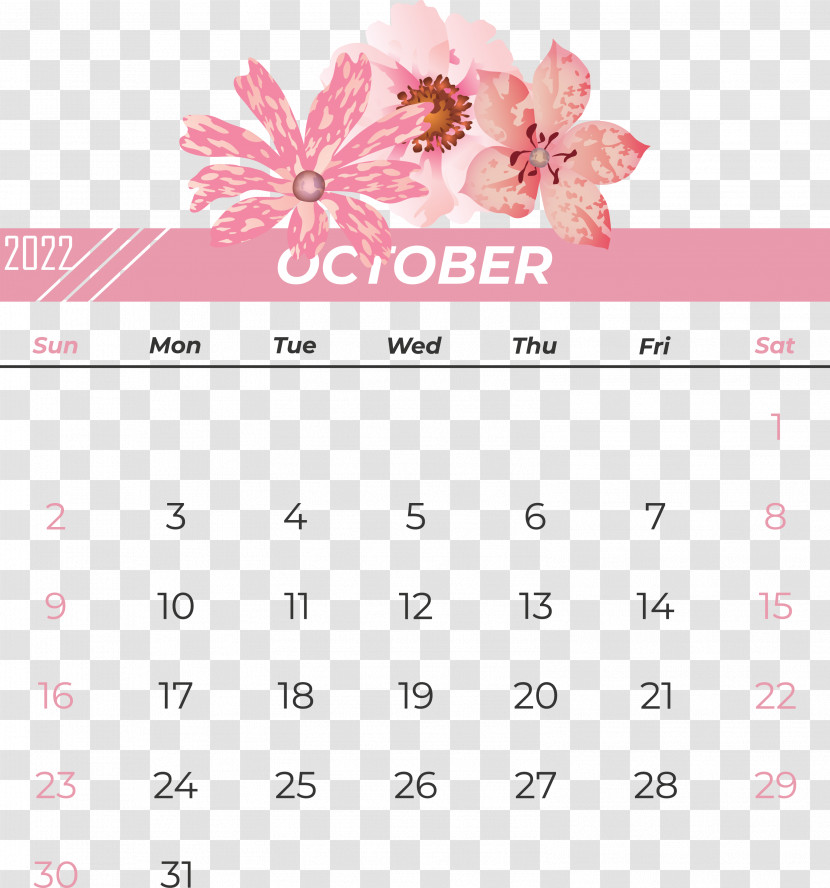 Calendar Flower Free Meter Petal Transparent PNG