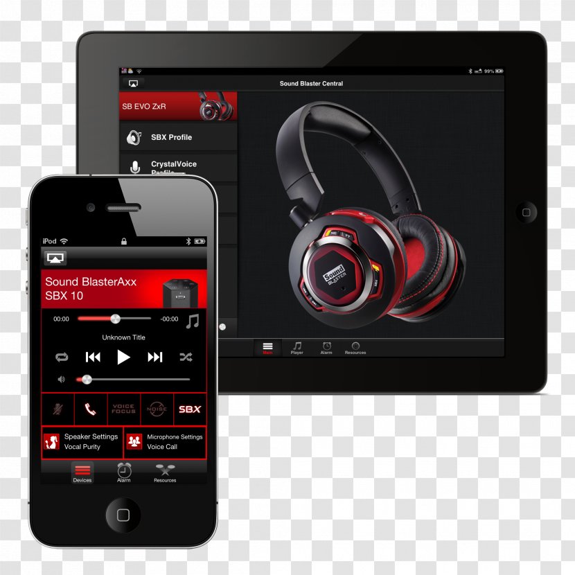 Audio Headset Creative Sound Blaster EVO ZxR Headphones Transparent PNG