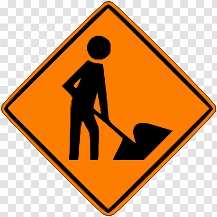 Roadworks Architectural Engineering Traffic Sign Manual On Uniform Control Devices - Triangle - Construction Worker Transparent PNG