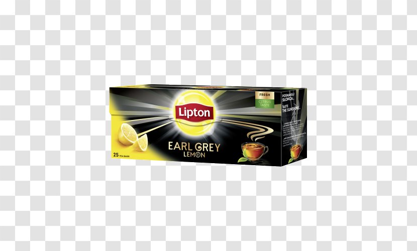 Earl Grey Tea Lipton Black Bergamot Orange - Lemon Transparent PNG