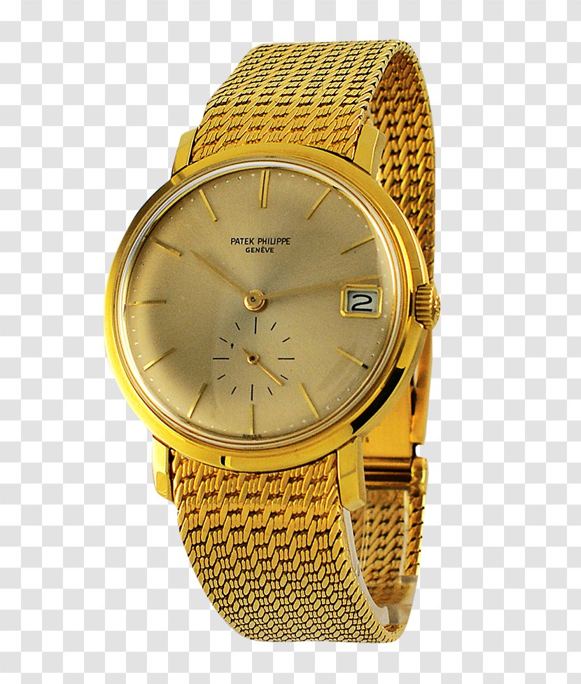 Gold Watch Strap Calatrava Patek Philippe & Co. Transparent PNG