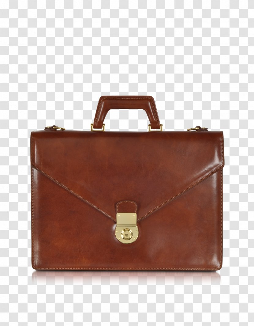 Briefcase Leather Handbag Gusset Messenger Bags - Caramel Color Transparent PNG