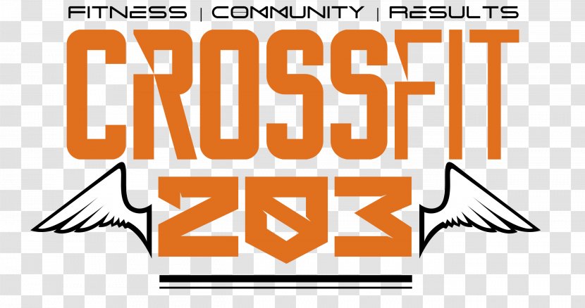 CrossFit 203 Logo Brand - Orange - Area Transparent PNG