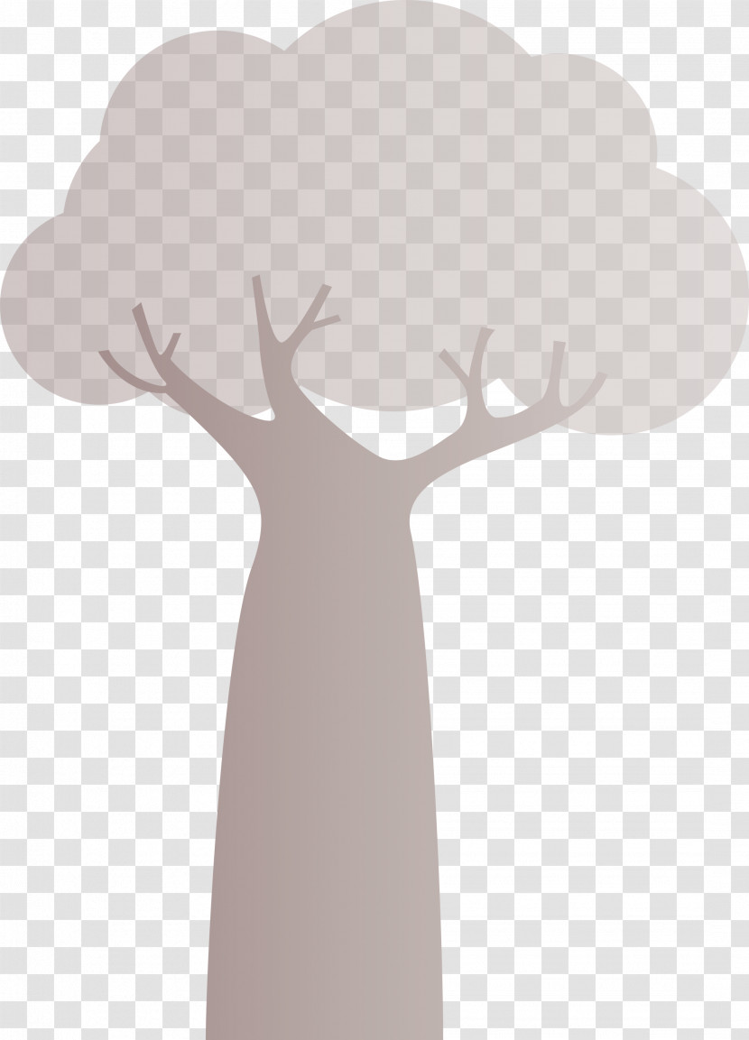 Purple Cartoon Font M-tree Tree Transparent PNG