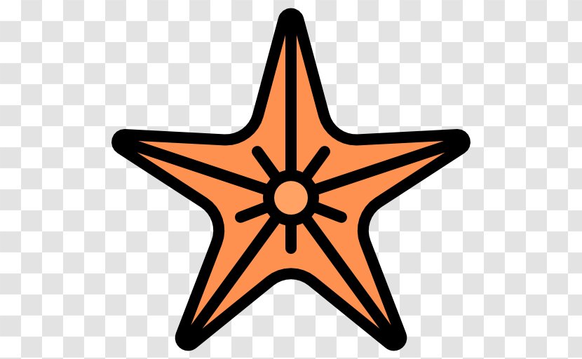 Symbol Symmetry Star - Starfish Transparent PNG