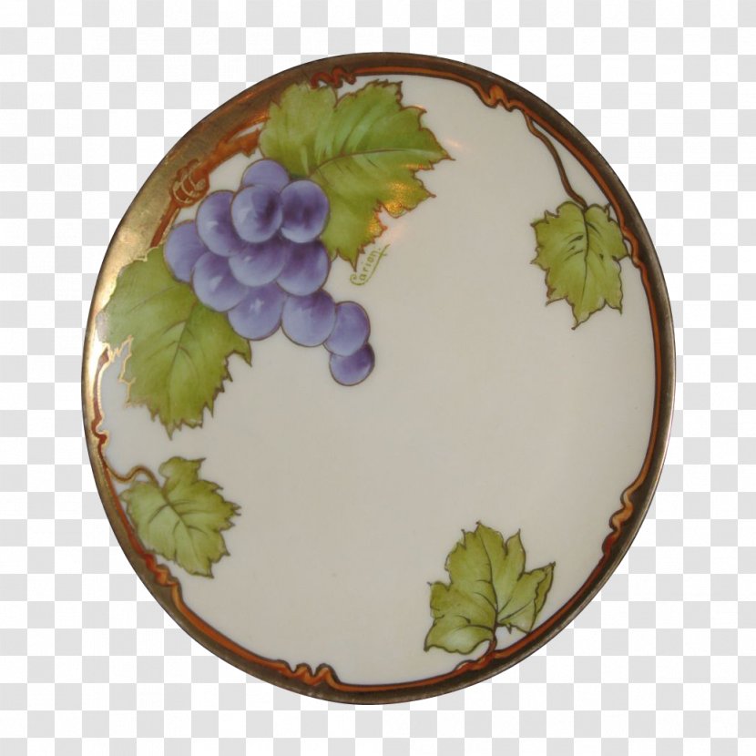Grape Plate Porcelain Platter Tableware - Dinnerware Set Transparent PNG