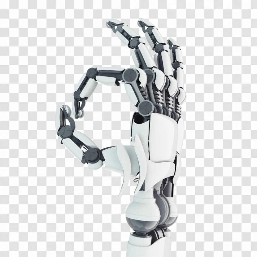 Robotic Arm Robotics Stock Photography - Automation - Robot Hands,Gesture Ok Transparent PNG