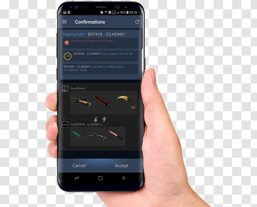 Counter-Strike: Global Offensive Source Feature Phone Steam - Portable Communications Device - Cs Go Bots Transparent PNG