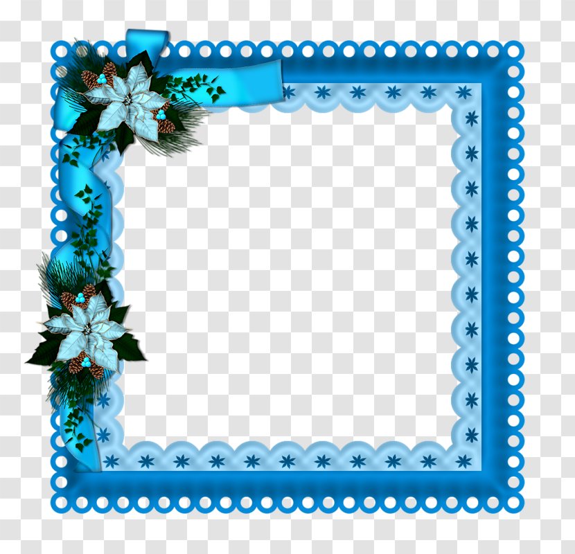 Picture Frame Clip Art - Area - Blue Transparent PNG