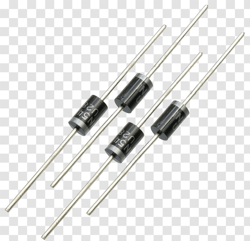 1N400x General-purpose Diodes Schottky Diode Zener Electronic Component Transparent PNG