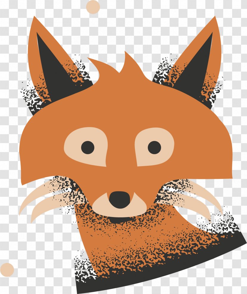 Red Fox Euclidean Vector Illustration - Carnivoran - Cute Transparent PNG