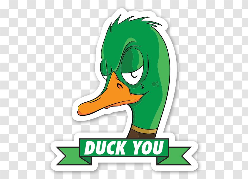 Sticker Duck Goose Decal Meta SaaS - Beak Transparent PNG