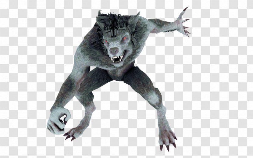 Werewolf 3D Computer Graphics Animation - Low Poly Transparent PNG