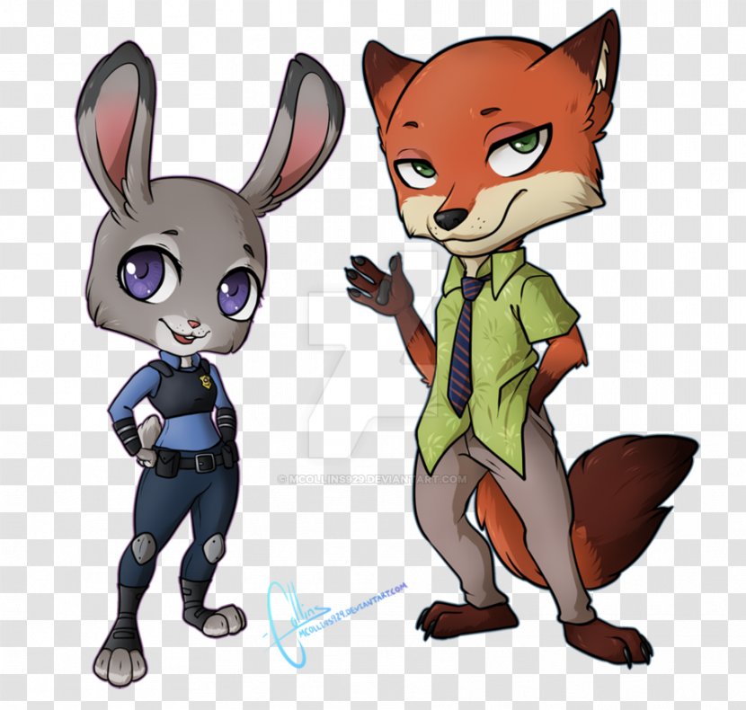 Nick Wilde Lt. Judy Hopps Gideon Grey Drawing YouTube - Frame - Anthropomorphic Animals Transparent PNG