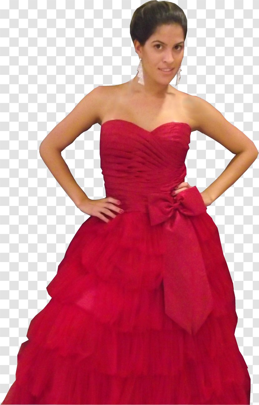 Gown Kadın Cocktail Dress Satin - Shoulder Transparent PNG