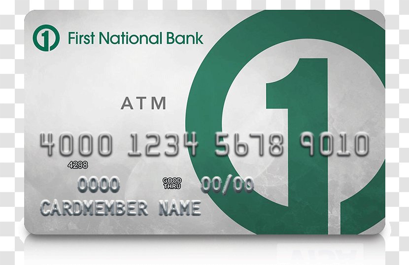 First National Bank Of Omaha Debit Card Credit ATM - Brand Transparent PNG