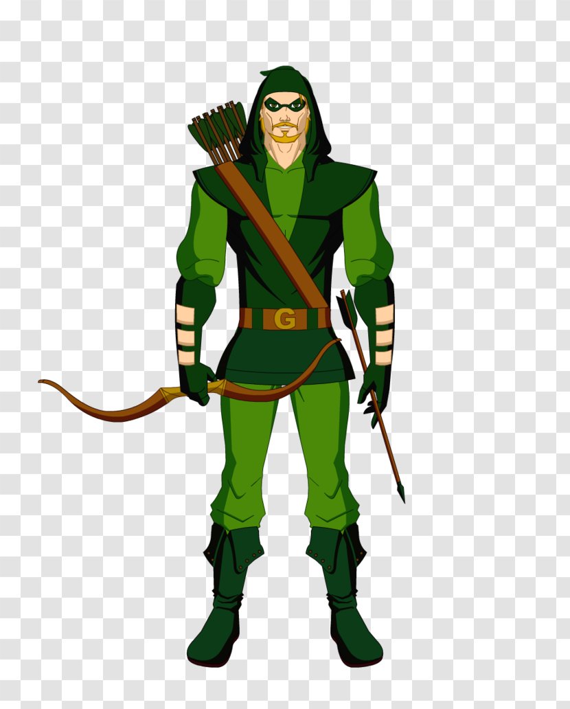 Green Arrow Art Drawing - Arqueiro Verde Transparent PNG