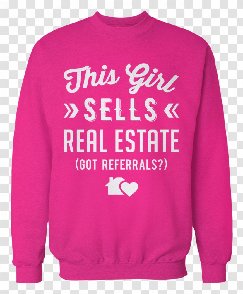 T-shirt Real Estate Agent Woman Sweater - Heart - Girlfriend Transparent PNG