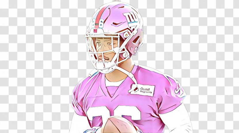 Helmet Sports Gear Personal Protective Equipment Pink Costume - Cartoon - Player Transparent PNG