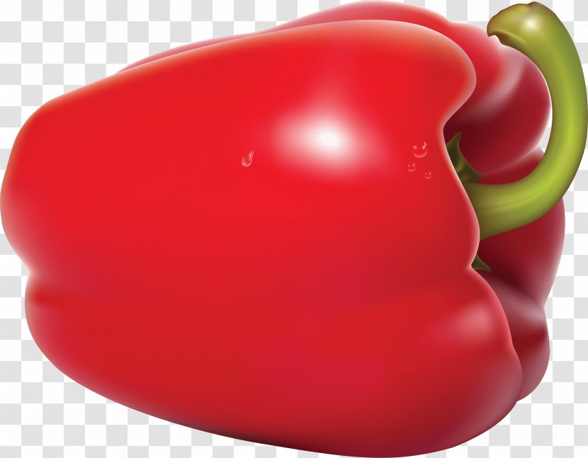 Bell Pepper Chili Vegetable - Image File Formats - Red Transparent PNG