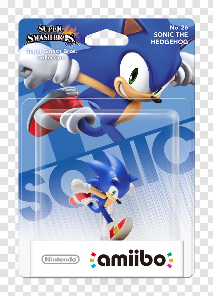 Sonic The Hedgehog Super Smash Bros. For Nintendo 3DS And Wii U Amiibo Tap: Nintendo's Greatest Bits Transparent PNG