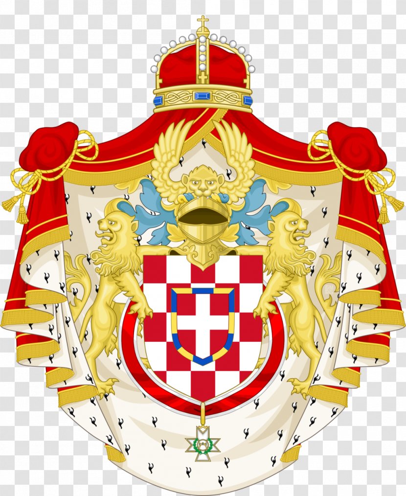 Kingdom Of Italy Coat Arms Escutcheon Crest - Christmas Ornament Transparent PNG