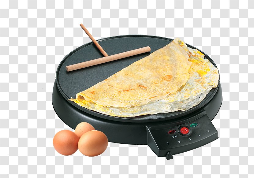 Crepera Proline CPM30 Crepe Maker Home Appliance Frying Pan - Food Transparent PNG