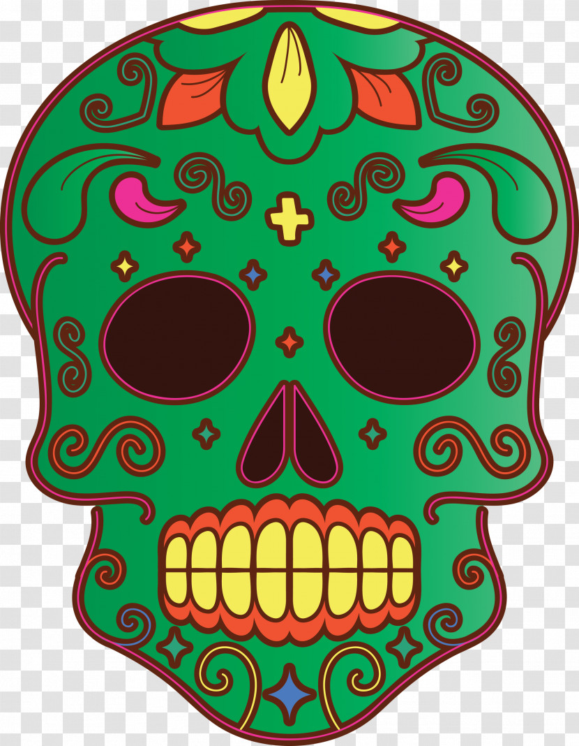 Calavera Day Of The Dead Día De Muertos Transparent PNG