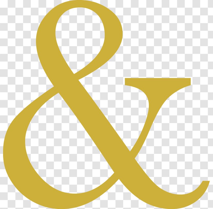 Ampersand Poster Symbol Letter Typography - Logo - Brandsmark Transparent PNG