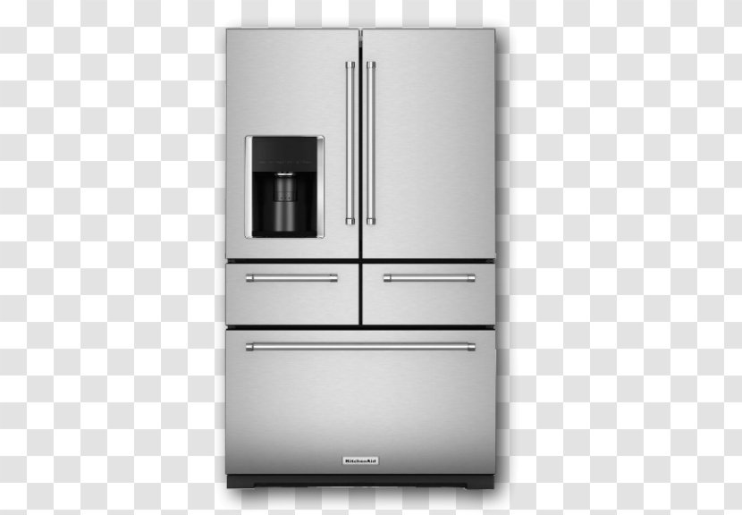 Refrigerator KitchenAid KRMF606E Home Appliance Auto-defrost - Small Transparent PNG