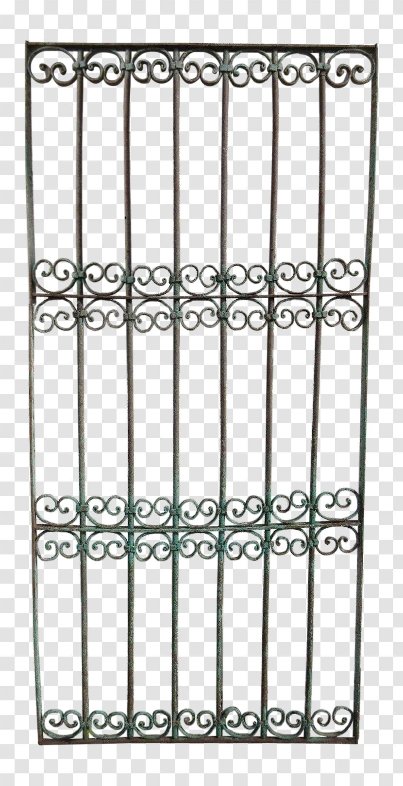White Line Fence Home - Iron Transparent PNG