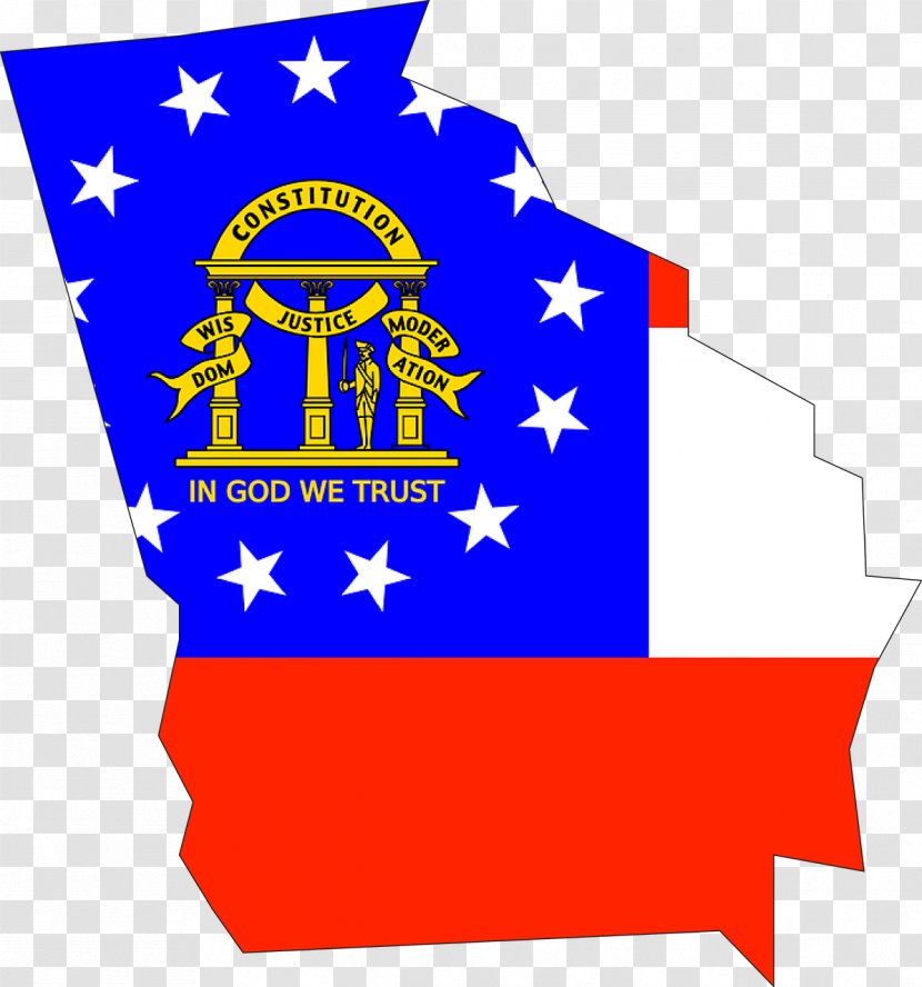 Flag Of Georgia Southern United States The Factory Transparent PNG