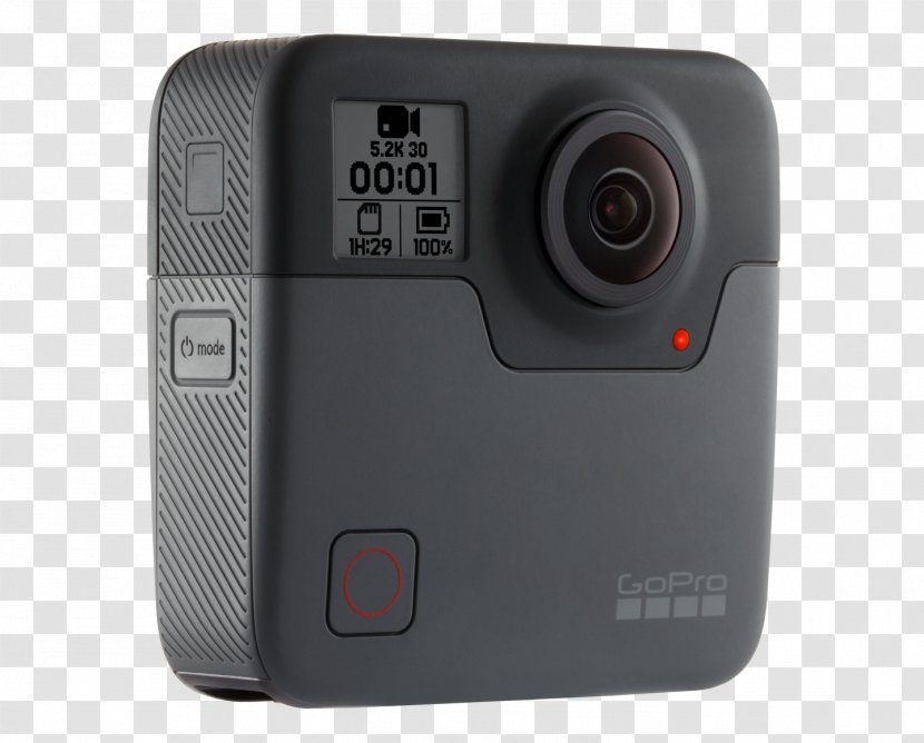 GoPro Fusion 360 Camera Immersive Video Omnidirectional - Gopro Hero5 Black Transparent PNG