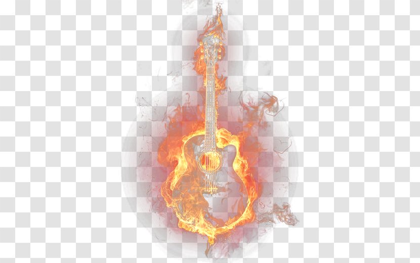 Flame Circle Computer Wallpaper - Flower - Fire Guitar Transparent PNG