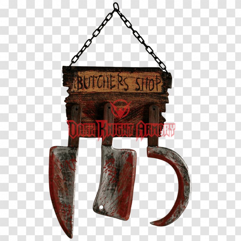 Butcher Halloween Haunted House Boucherie Party - Shop Transparent PNG