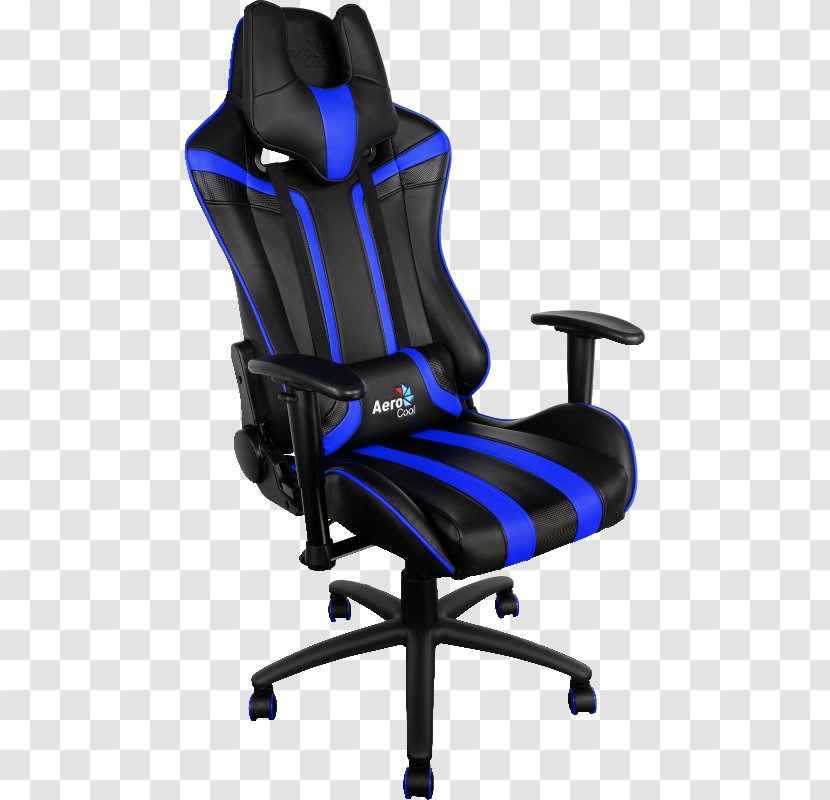 Wing Chair AeroCool Room Kancelářské Křeslo - Seat - Blue Grid Wheelchair Cushions Transparent PNG