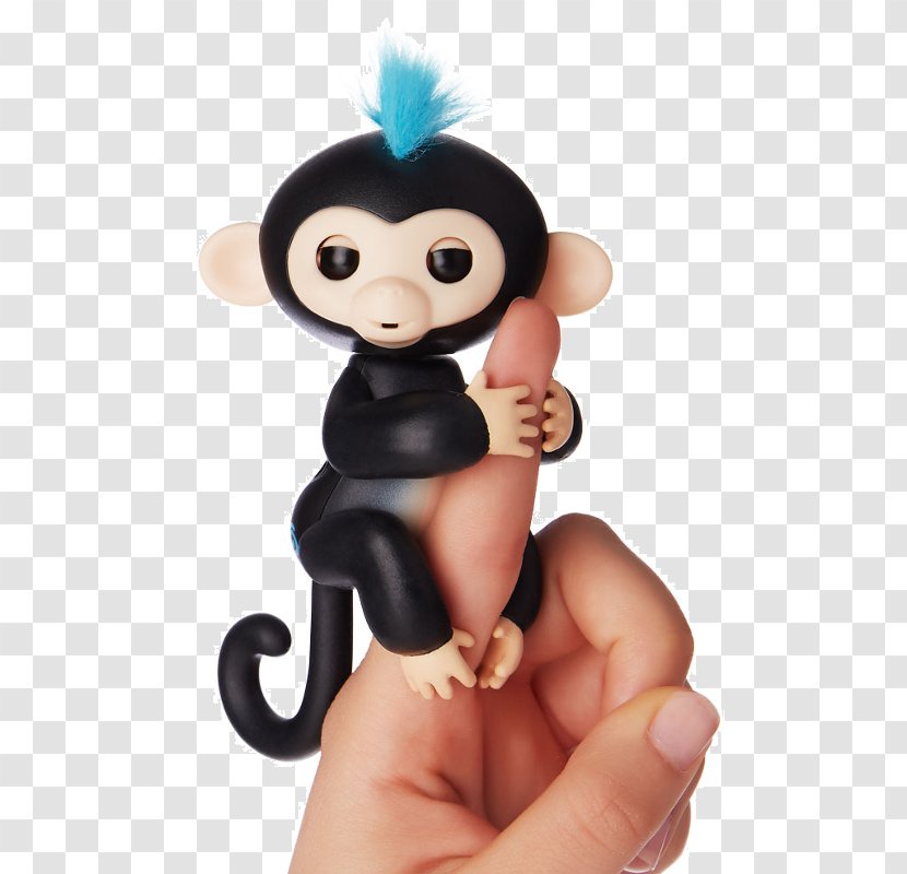 Fingerlings Baby Monkey Authentic Boris Fingerling Toy By Wowwee. Brand New In Package. Transparent PNG