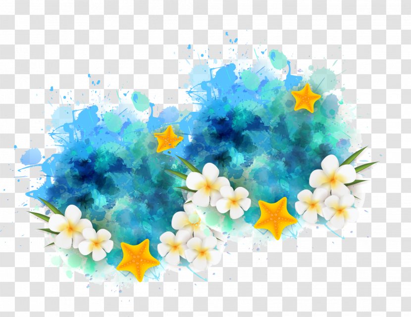 Watercolor Painting Flower - Poster - Flowers Transparent PNG