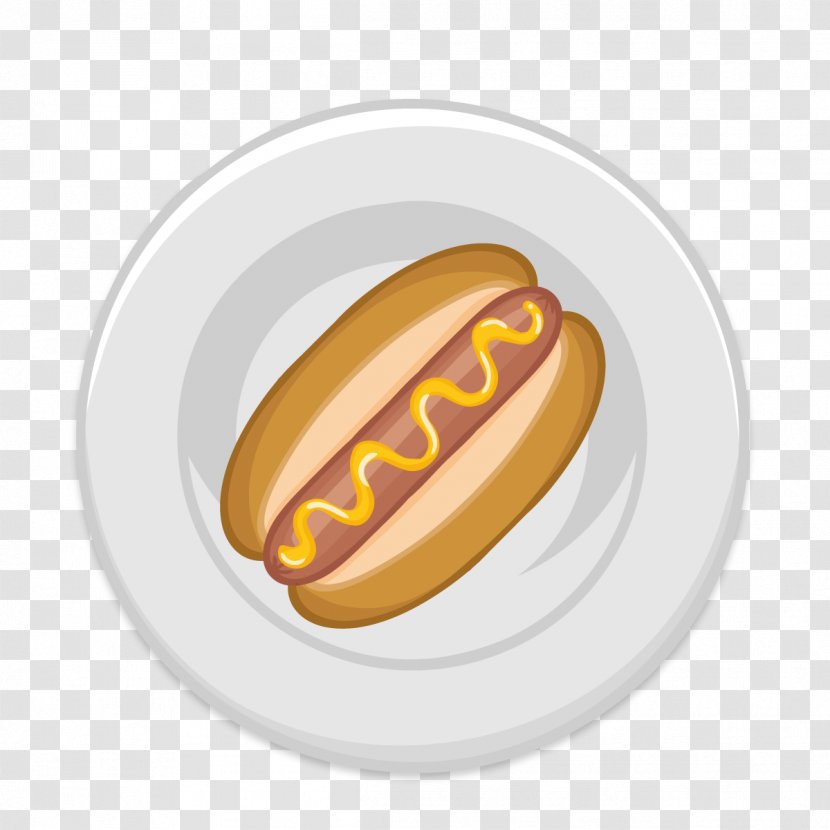 Hot Dog Sausage Ham - Fast Food - Vector Transparent PNG