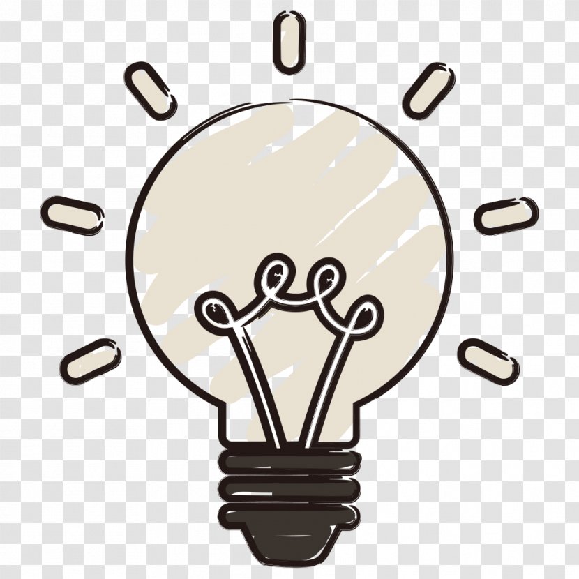 Drawing Idea Photography Illustration - Light Bulb Transparent PNG