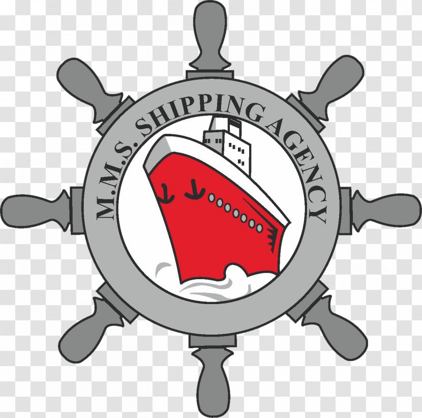 MMS Shipping Agency Logo - Broker - Cartoon Cargo Ship Transparent PNG
