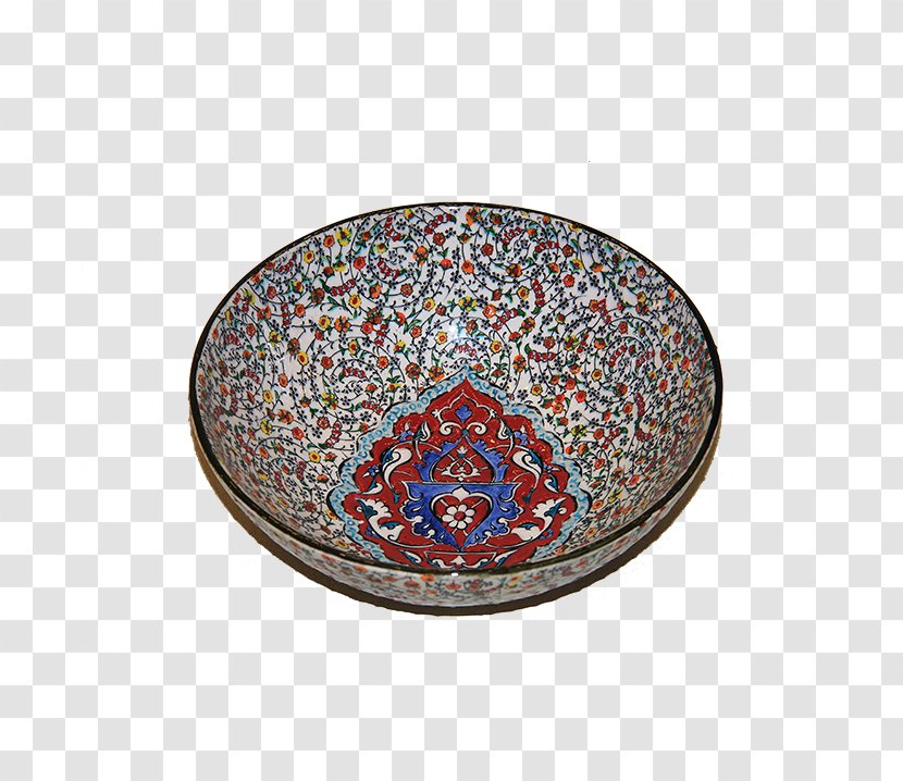 Ceramic Plate Floral Design Bowl - Dishware Transparent PNG