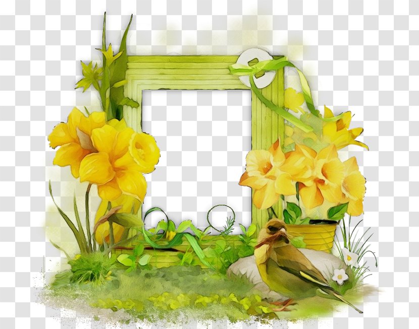 Picture Frame - Watercolor - Wildflower Floristry Transparent PNG