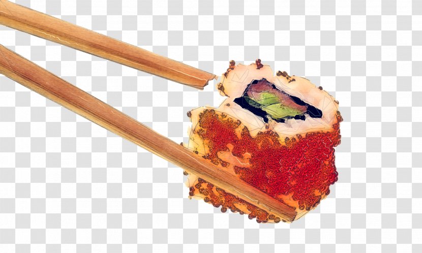 Sushi - Cutlery - California Roll Transparent PNG