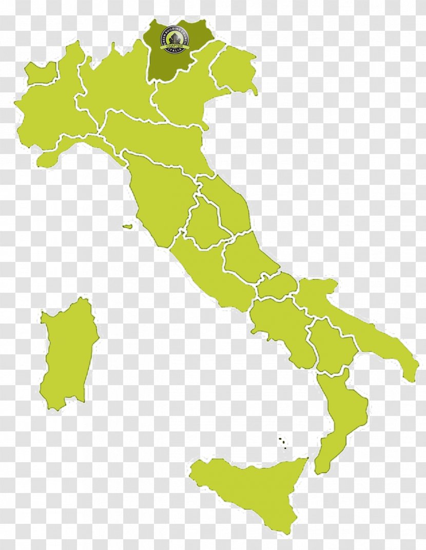 Regions Of Italy Friuli-Venezia Giulia Vector Map Transparent PNG