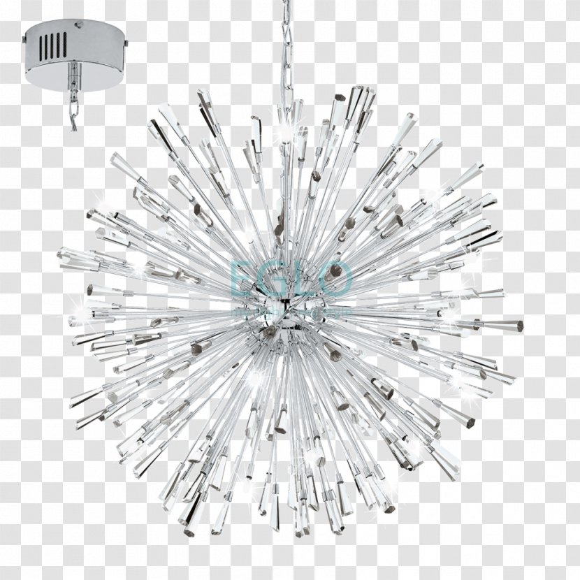 Eglo VIVALDO Globe Stick Ceiling Light Pendant Lighting Transparent PNG