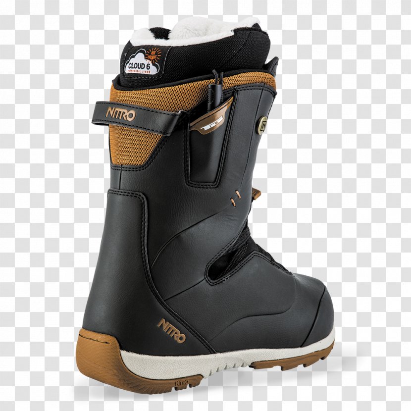Nitro Snowboards Boot Snowboarding Shoe - Footwear - Snowboard Transparent PNG